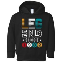 Legend Since 1982 40th Birthday Celebration Toddler Hoodie