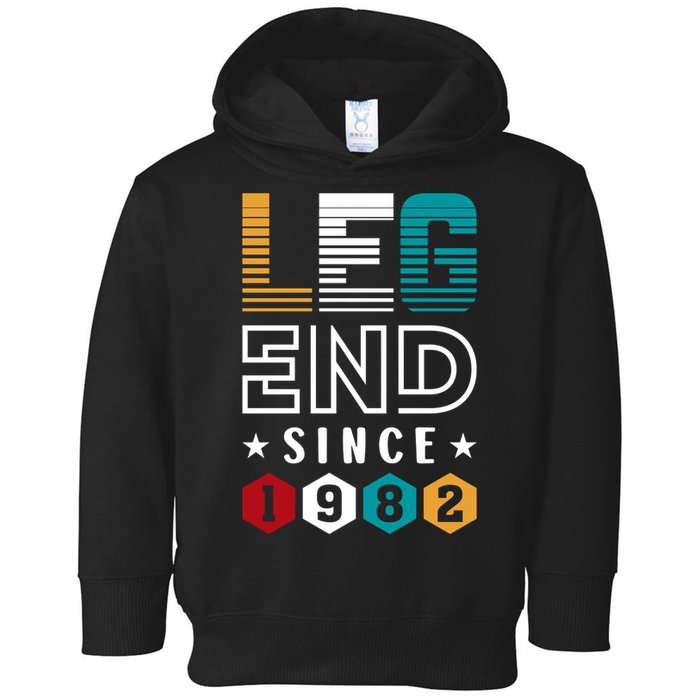 Legend Since 1982 40th Birthday Celebration Toddler Hoodie