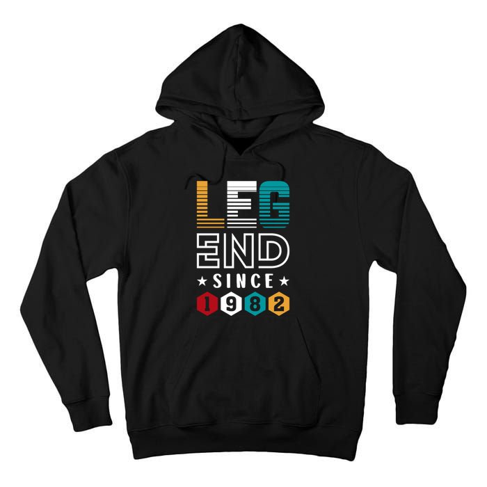 Legend Since 1982 40th Birthday Celebration Tall Hoodie