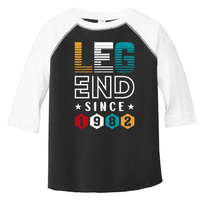 Legend Since 1982 40th Birthday Celebration Toddler Fine Jersey T-Shirt