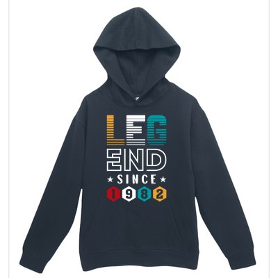 Legend Since 1982 40th Birthday Celebration Urban Pullover Hoodie