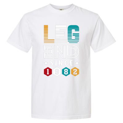 Legend Since 1982 40th Birthday Celebration Garment-Dyed Heavyweight T-Shirt