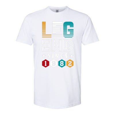 Legend Since 1982 40th Birthday Celebration Softstyle CVC T-Shirt