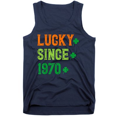 Lucky Since 1970 54 Years Old 54th St Patricks Day Birthday Tank Top