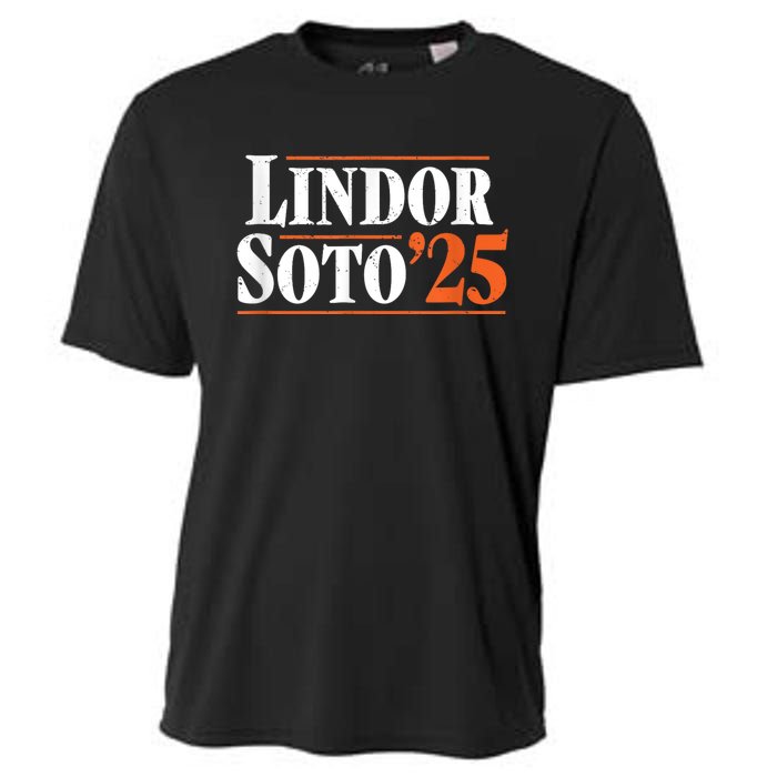 Lindor S.Oto 25 New York Fan Merch Cooling Performance Crew T-Shirt