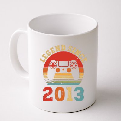 Legend Since 2013 10 Year Retro Vintage Gaming 10th Birthday Coffee Mug