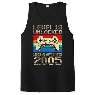 Legendary Since 2005 18 Years 18th Birthday PosiCharge Competitor Tank