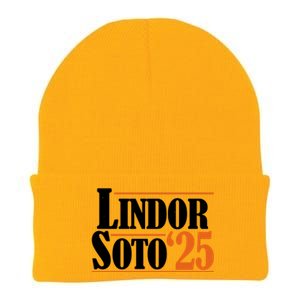 Lindor Soto 25 New York Fan Knit Cap Winter Beanie