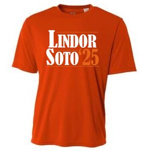 Lindor Soto 25 New York Fan Cooling Performance Crew T-Shirt