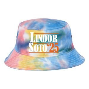 Lindor Soto 25 New York Fan Tie Dye Newport Bucket Hat