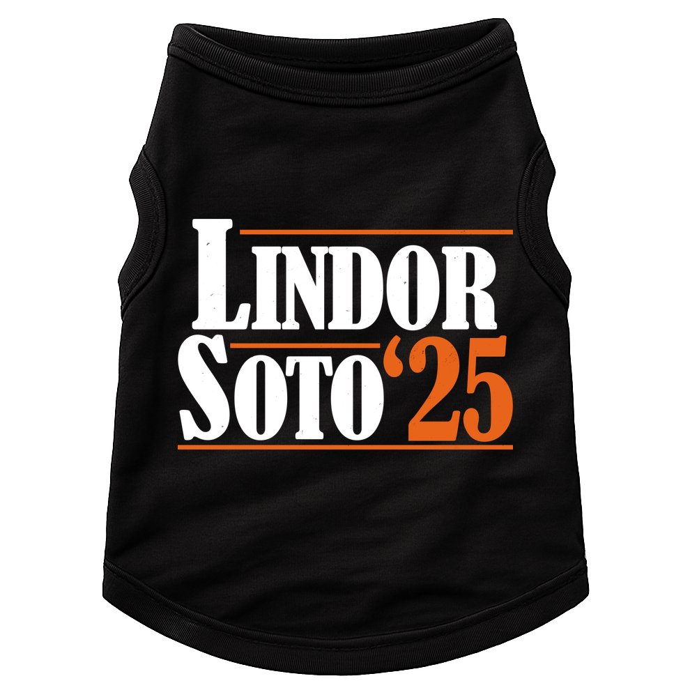 Lindor Soto 25 New York Fan Doggie Tank
