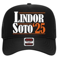 Lindor Soto 25 New York Fan Trucker Hat