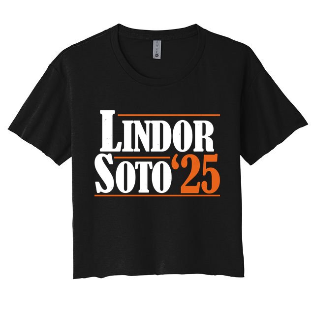 Lindor Soto 25 New York Fan Crop Top