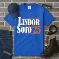 Lindor Soto 25 New York Fan Tall T-Shirt