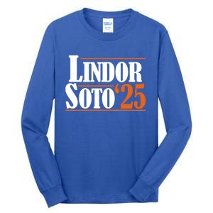 Lindor Soto 25 New York Fan Tall Long Sleeve T-Shirt