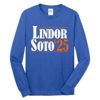 Lindor Soto 25 New York Fan Tall Long Sleeve T-Shirt