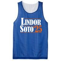 Lindor Soto 25 New York Fan Mesh Reversible Basketball Jersey Tank