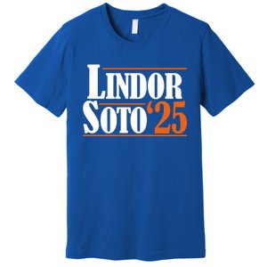 Lindor Soto 25 New York Fan Premium T-Shirt