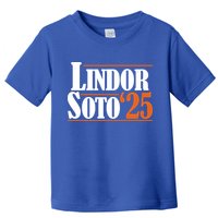 Lindor Soto 25 New York Fan Toddler T-Shirt
