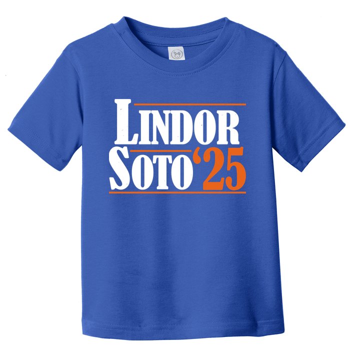 Lindor Soto 25 New York Fan Toddler T-Shirt