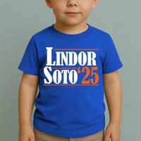 Lindor Soto 25 New York Fan Toddler T-Shirt
