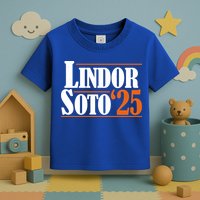 Lindor Soto 25 New York Fan Toddler T-Shirt
