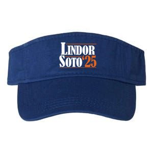 Lindor Soto 25 New York Fan Valucap Bio-Washed Visor