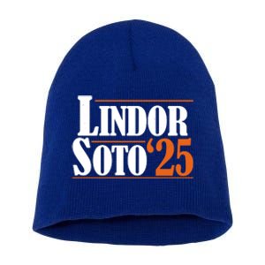 Lindor Soto 25 New York Fan Short Acrylic Beanie