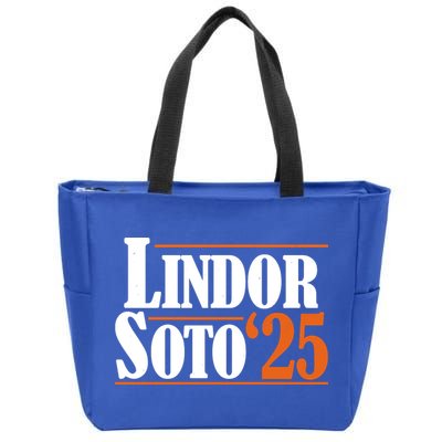 Lindor Soto 25 New York Fan Zip Tote Bag