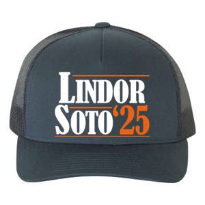 Lindor Soto 25 New York Fan Yupoong Adult 5-Panel Trucker Hat