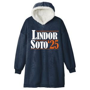 Lindor Soto 25 New York Fan Hooded Wearable Blanket