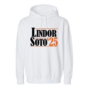 Lindor Soto 25 New York Fan Garment-Dyed Fleece Hoodie