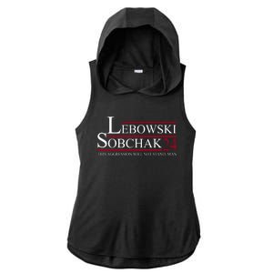 Lebowski Sobchak 2024 This Aggression Will Not Stand Man Ladies PosiCharge Tri-Blend Wicking Draft Hoodie Tank