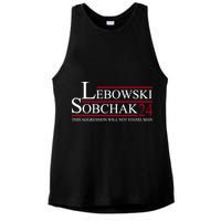 Lebowski Sobchak 2024 This Aggression Will Not Stand Man Ladies PosiCharge Tri-Blend Wicking Tank
