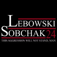 Lebowski Sobchak 2024 This Aggression Will Not Stand Man Drawstring Bag