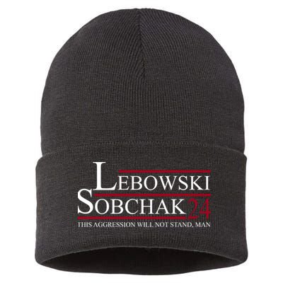 Lebowski Sobchak 2024 This Aggression Will Not Stand Man Sustainable Knit Beanie