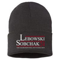 Lebowski Sobchak 2024 This Aggression Will Not Stand Man Sustainable Knit Beanie
