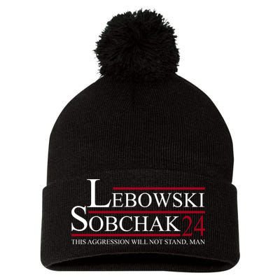 Lebowski Sobchak 2024 This Aggression Will Not Stand Man Pom Pom 12in Knit Beanie