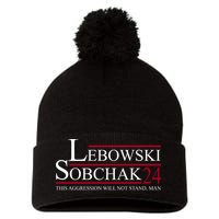 Lebowski Sobchak 2024 This Aggression Will Not Stand Man Pom Pom 12in Knit Beanie
