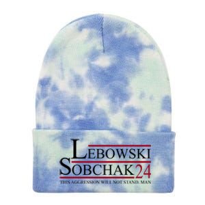 Lebowski Sobchak 2024 This Aggression Will Not Stand Man Tie Dye 12in Knit Beanie