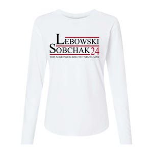 Lebowski Sobchak 2024 This Aggression Will Not Stand Man Womens Cotton Relaxed Long Sleeve T-Shirt