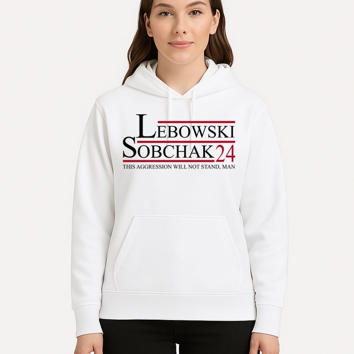 Lebowski Sobchak 2024 This Aggression Will Not Stand Man Hoodie