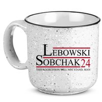 Lebowski Sobchak 2024 This Aggression Will Not Stand Man 15oz Campfire Ceramic Mug