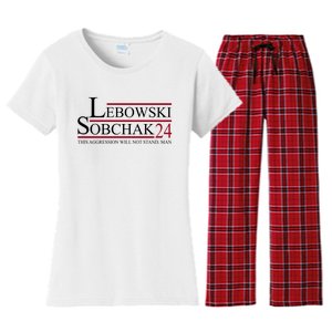 Lebowski Sobchak 2024 This Aggression Will Not Stand Man Women's Flannel Pajama Set