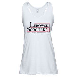 Lebowski Sobchak 2024 This Aggression Will Not Stand Man Ladies Essential Flowy Tank