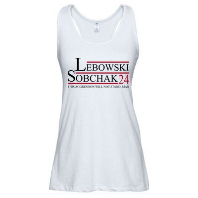 Lebowski Sobchak 2024 This Aggression Will Not Stand Man Ladies Essential Flowy Tank