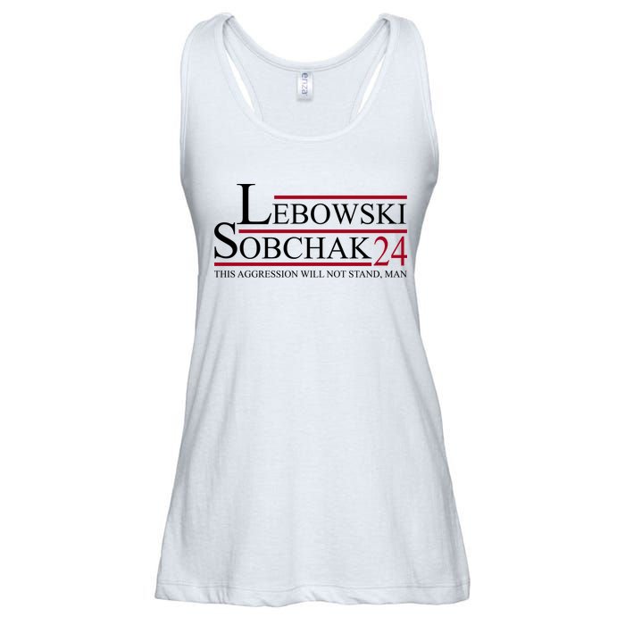 Lebowski Sobchak 2024 This Aggression Will Not Stand Man Ladies Essential Flowy Tank