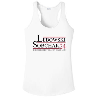 Lebowski Sobchak 2024 This Aggression Will Not Stand Man Ladies PosiCharge Competitor Racerback Tank