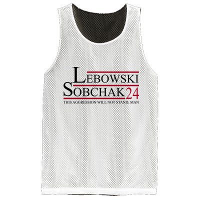 Lebowski Sobchak 2024 This Aggression Will Not Stand Man Mesh Reversible Basketball Jersey Tank