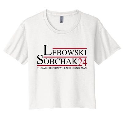 Lebowski Sobchak 2024 This Aggression Will Not Stand Man Crop Top